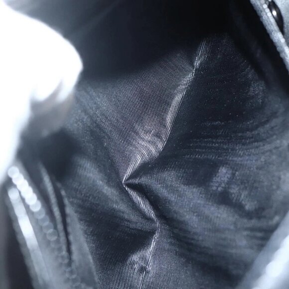 GUCCI Shoulder Bag Enamel Black Silver 001 3031 Auth 143306 - Picture 14 of 16